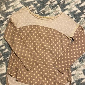 Lush women’s polka dot shirt